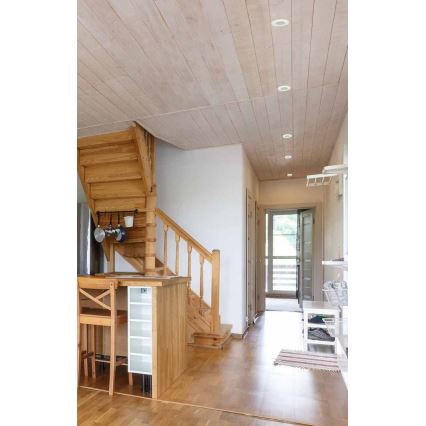LED įleidžiamas lubinis vonios šviestuvas BONO LED/7W/230V 4000K IP65 balta
