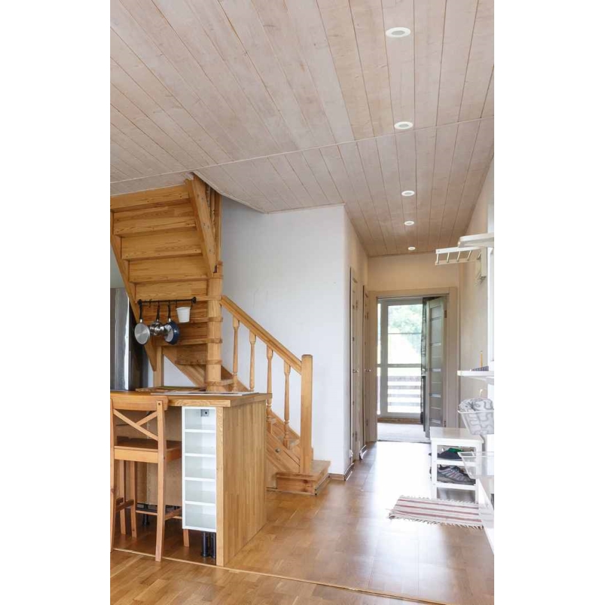 LED įleidžiamas lubinis vonios šviestuvas BONO LED/7W/230V 4000K IP65 balta