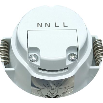 LED įleidžiamas lubinis vonios šviestuvas BONO LED/7W/230V 4000K IP65 balta