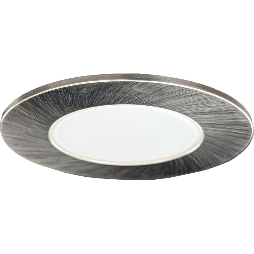 LED įleidžiamas lubinis vonios šviestuvas BONO LED/8W/230V 3000K IP65 blizgus chromas