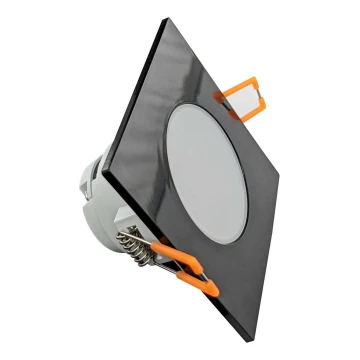 LED įleidžiamas lubinis vonios šviestuvas BONO LED/8W/230V 3000K IP65 juoda
