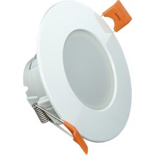 LED įleidžiamas lubinis vonios šviestuvas BONO LED/8W/230V 4000K IP65 balta