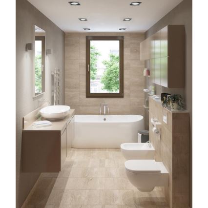 LED įleidžiamas lubinis vonios šviestuvas BONO LED/8W/230V 4000K IP65 blizgus chromas