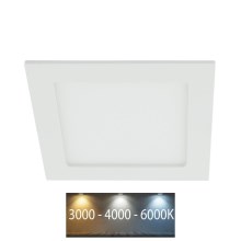 LED įleidžiamas lubinis vonios šviestuvas LED/12W/230V 3000/4000/6000K IP44