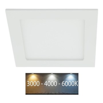 LED įleidžiamas lubinis vonios šviestuvas LED/12W/230V 3000/4000/6000K IP44