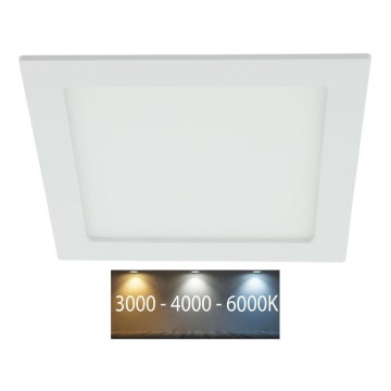 LED įleidžiamas lubinis vonios šviestuvas LED/24W/230V 3000/4000/6000K IP44