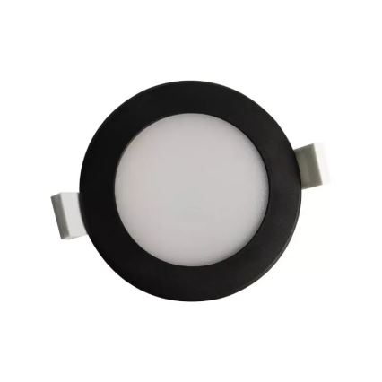 LED įleidžiamas lubinis vonios šviestuvas LED/7W/230V 4000K juoda IP44