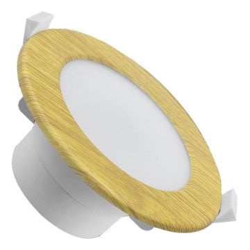 LED įleidžiamas lubinis vonios šviestuvas LED/7W/230V 4000K smėlio spalva IP44