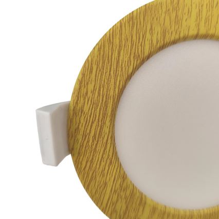 LED įleidžiamas lubinis vonios šviestuvas LED/7W/230V 4000K smėlio spalva IP44