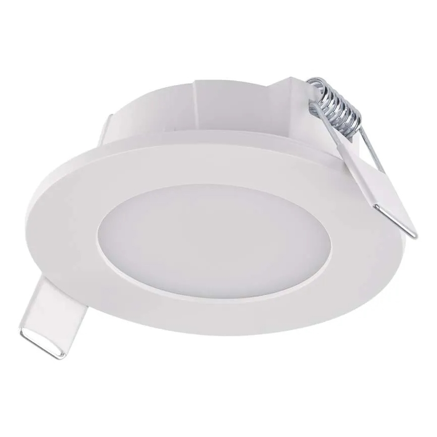 LED įleidžiamas lubinis vonios šviestuvas LORI LED/4,5W/230V IP65 2700/4000K diametras 8,5 cm balta