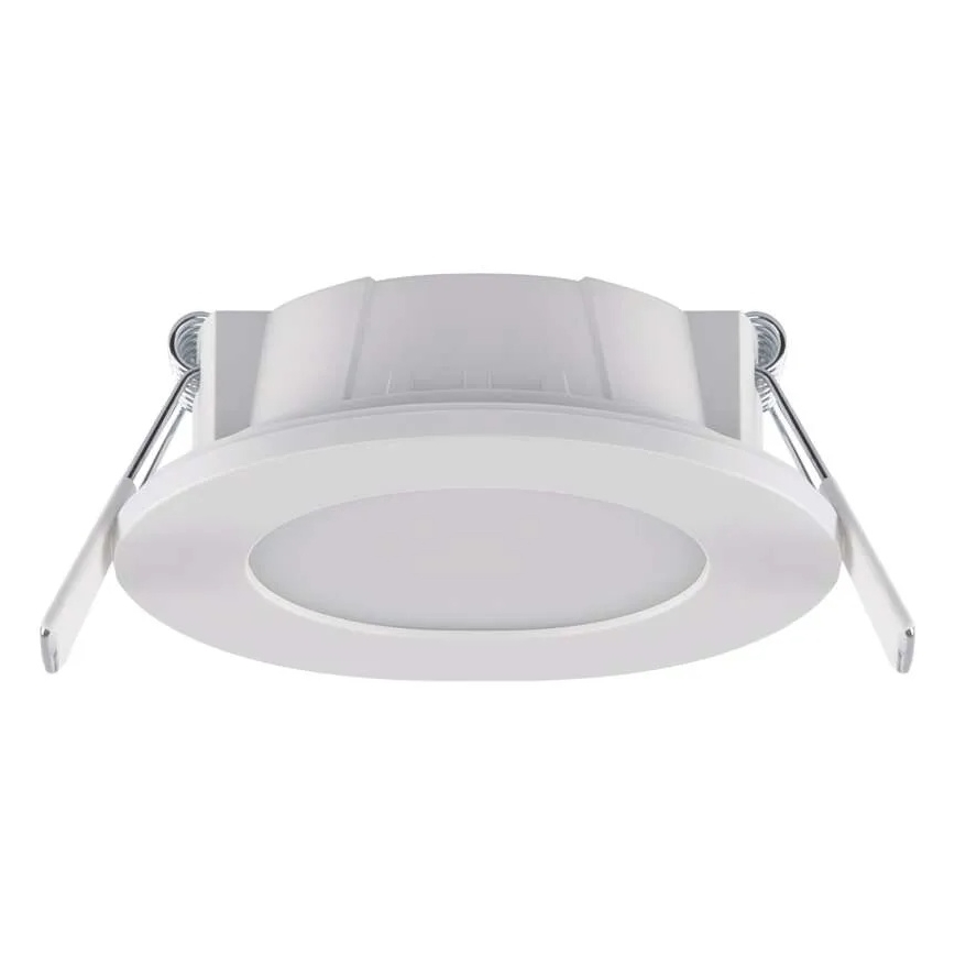 LED įleidžiamas lubinis vonios šviestuvas LORI LED/4,5W/230V IP65 2700/4000K diametras 8,5 cm balta