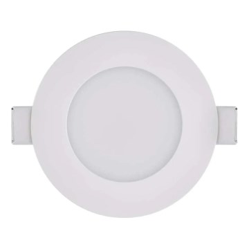 LED įleidžiamas lubinis vonios šviestuvas LORI LED/4,5W/230V IP65 2700/4000K diametras 8,5 cm balta