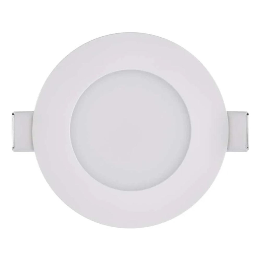 LED įleidžiamas lubinis vonios šviestuvas LORI LED/4,5W/230V IP65 2700/4000K diametras 8,5 cm balta