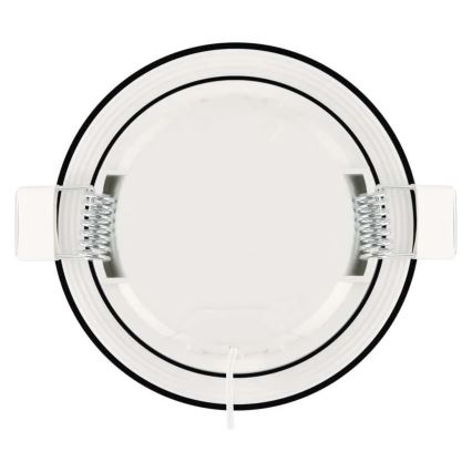 LED įleidžiamas lubinis vonios šviestuvas LORI LED/4,5W/230V IP65 2700/4000K diametras 8,5 cm juoda