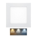 LED įleidžiamas lubinis vonios šviestuvas RAFA LED/6W/230V 3000/4000/6000K 12x12 cm IP44 balta