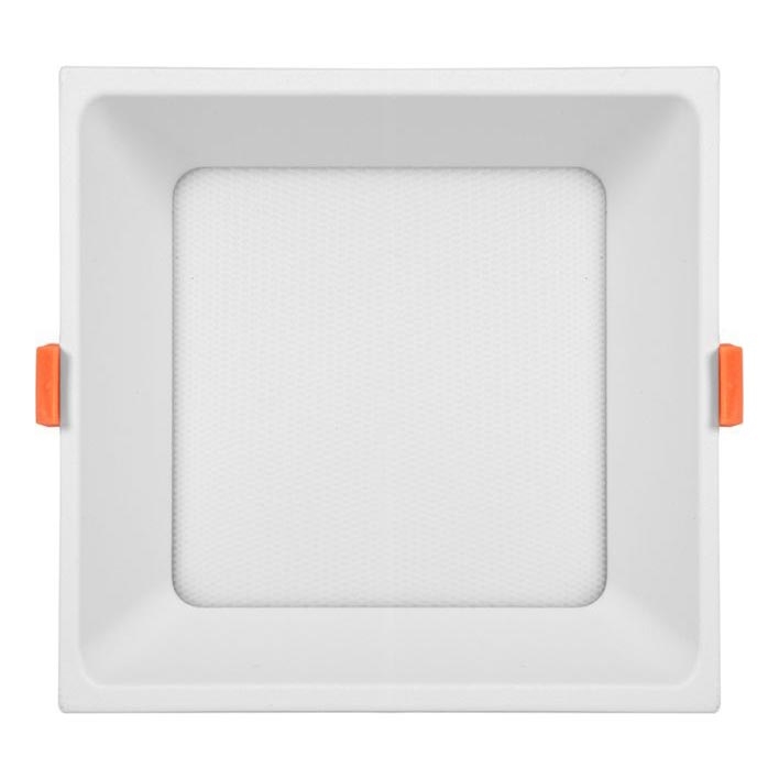 LED įleidžiamas lubinis vonios šviestuvas TONY LED/24W/230V 3000/4000/6500K 17x17 cm IP44 balta