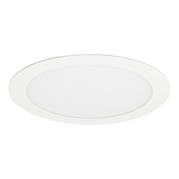 LED įleidžiamas lubinis vonios šviestuvas VEGA LED/12W/230V 2800K diametras 16,8 cm IP44 sniegas balta