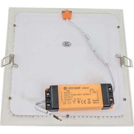 LED įleidžiamas lubinis vonios šviestuvas VEGA LED/12W/230V 3800K 16,8 cm IP44