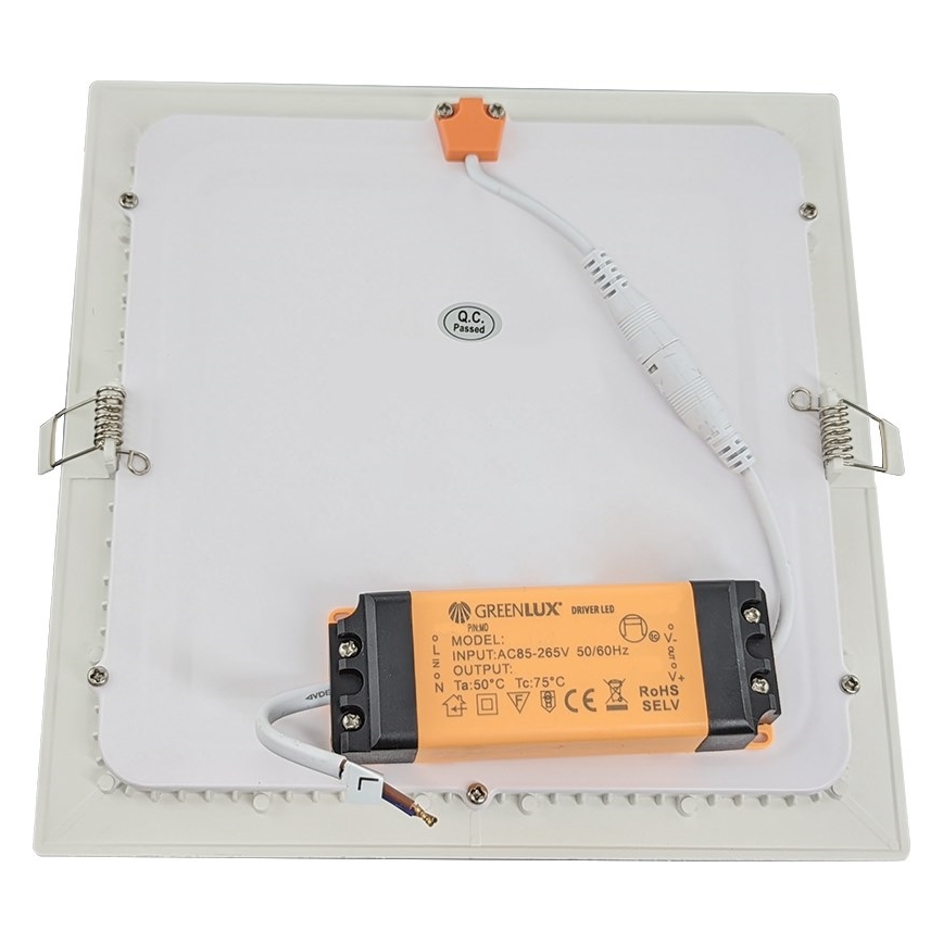 LED įleidžiamas lubinis vonios šviestuvas VEGA LED/12W/230V 3800K 16,8 cm IP44