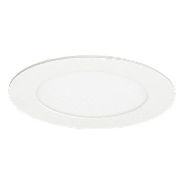 LED įleidžiamas lubinis vonios šviestuvas VEGA LED/6W/230V 3800K diametras 11,8 cm IP44 sniegas balta