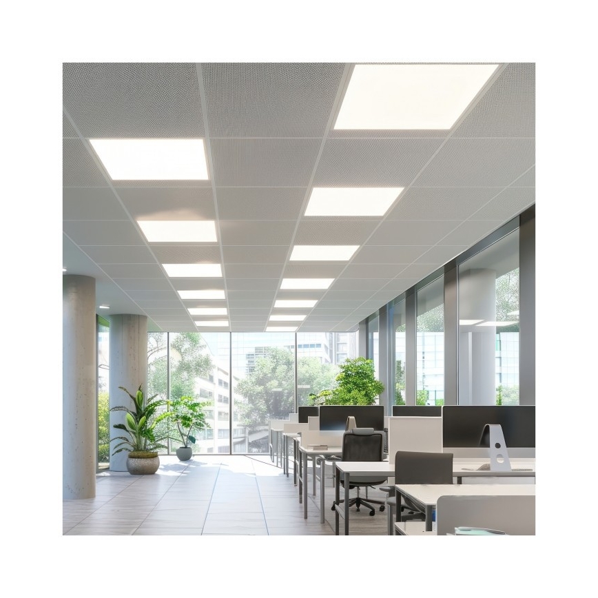 LED įleidžiamas lubų panelis CAPRI LED/25/30/40W/230V 3000/4000/5700K 62x62 cm baltas