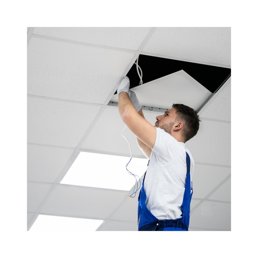 LED įleidžiamas lubų panelis CAPRI LED/25/30/40W/230V 3000/4000/5700K 62x62 cm baltas