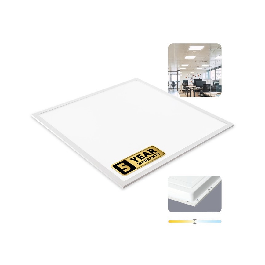 LED įleidžiamas lubų panelis DAVRO LED/40W/230V 4000K 59,5x59,5 cm baltas