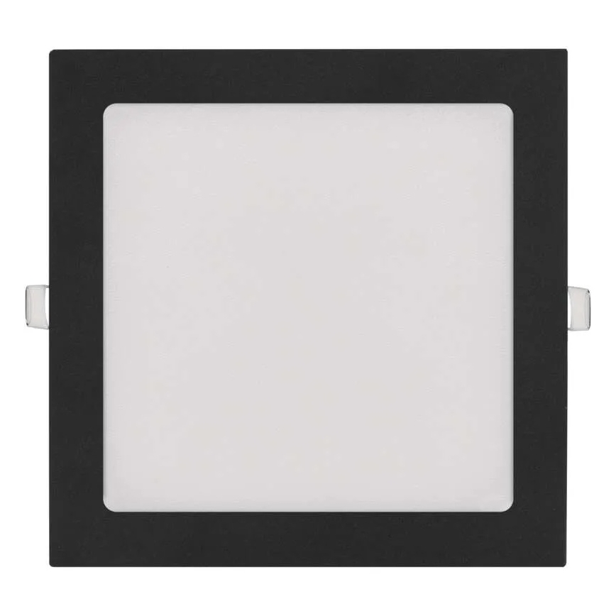 LED įleidžiamas lubų šviestuvas NEXXO LED/18W/230V 3000/3500/4000K juodas 22,5 x 22,5 cm