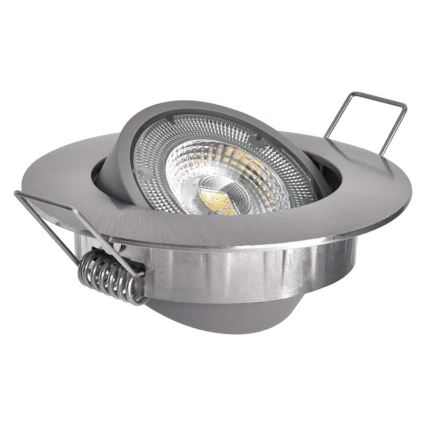 LED įleidžiamas šviestuvas EXCLUSIVE LED/5W/230V 3000 K sidabro spalvos