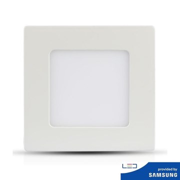 LED Įleidžiamas šviestuvas SAMSUNG CHIP LED/12W/230V 6400K kvadratas