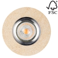 LED Įleidžiamas šviestuvas VITAR 1xGU10/5W/230V akmuo + FSC sertifikuota