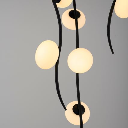 LED Įmontuojama lubų šviestuvas GELA 18xLED/3W/230V 3000K juoda