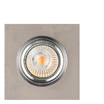 LED įmontuojamas šviestuvas VITAR 1xGU10/5W/230V CRI 90 betonas