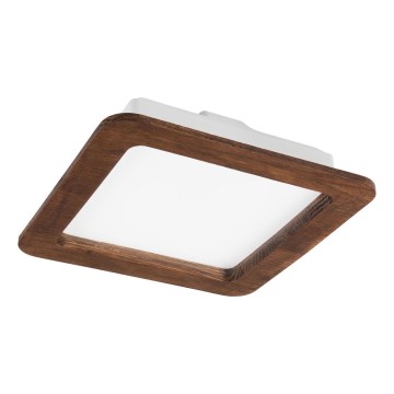 LED įmontuojamas šviestuvas WOODY SPOT LED/17W/230V 3000K vyšnia 18,5x18,5 cm