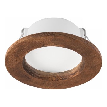 LED įmontuojamas šviestuvas WOODY SPOT LED/5,5W/230V 4000K vyšnia ? 10 cm