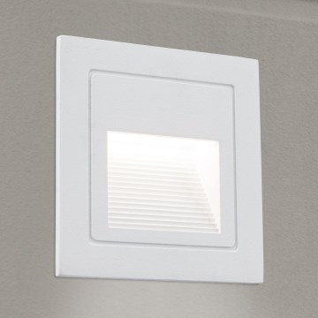 LED Įmontuotas šviestuvas LORO LED/2W/230V IP65 balta