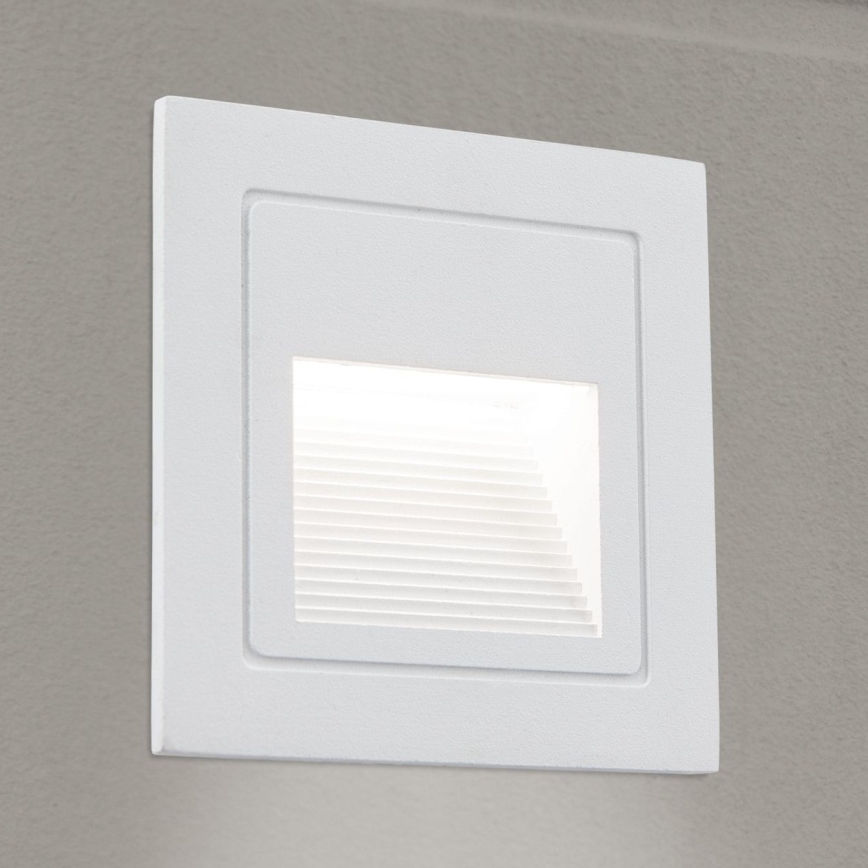 LED Įmontuotas šviestuvas LORO LED/2W/230V IP65 balta