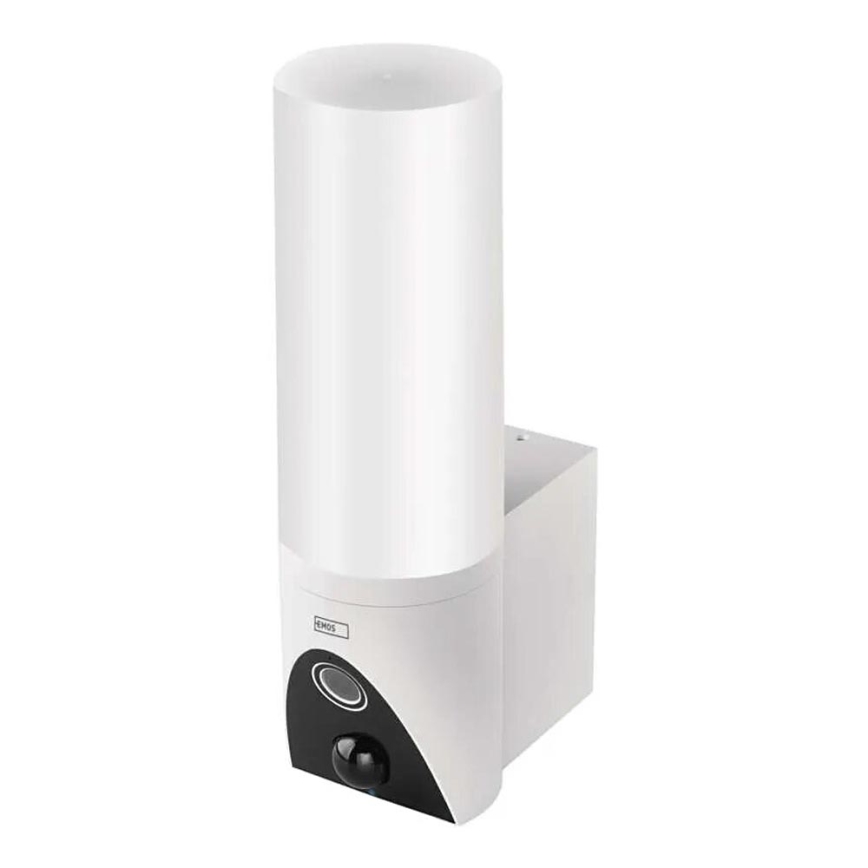 LED Išmani lauko kamera su šviestuvu GoSmart LED/12W/230V IP65 Wi-Fi Tuya balta