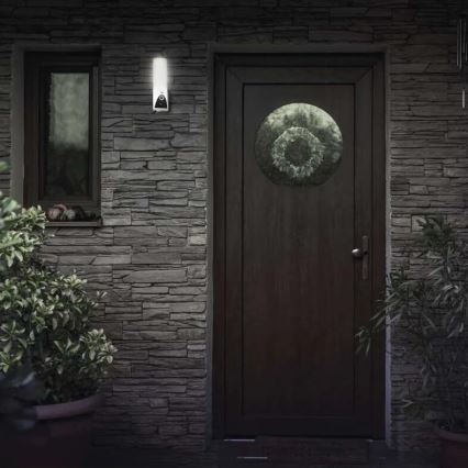 LED Išmani lauko kamera su šviestuvu GoSmart LED/12W/230V IP65 Wi-Fi Tuya balta