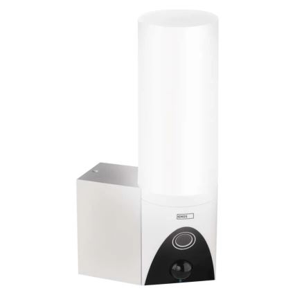 LED Išmani lauko kamera su šviestuvu GoSmart LED/12W/230V IP65 Wi-Fi Tuya balta