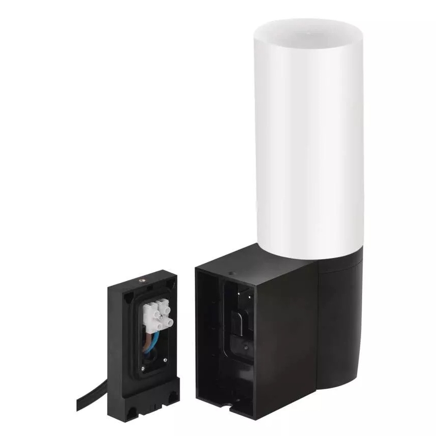 LED Išmani lauko kamera su šviestuvu GoSmart LED/12W/230V 3200K IP65 Wi-Fi Tuya juoda