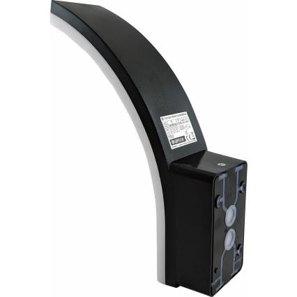 LED Dimmable išorinis sieninis šviestuvas su judesio ir sutemos jutikliu LED/12/15/20W/230V IP65 juodas