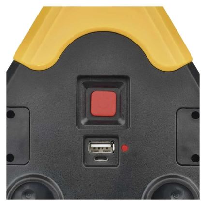 LED įspėjamasis trikampis LED/5V 1800 mAh