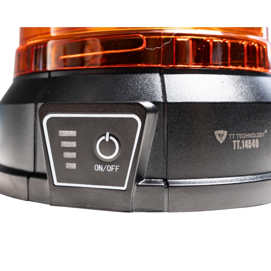 LED įspėjamasis žibintas LED/12-24V IP65 + nuotolinio valdymo pultas