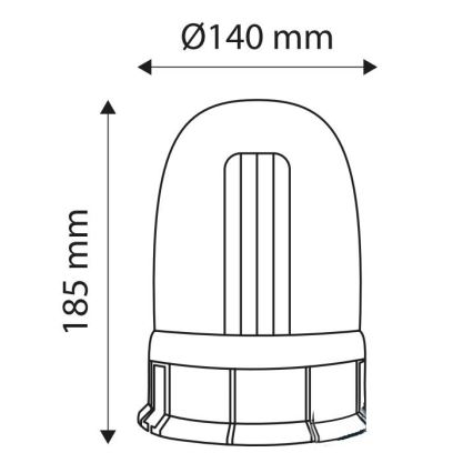 LED įspėjamasis žibintas LIGHT LED SMD 5730/12-24V