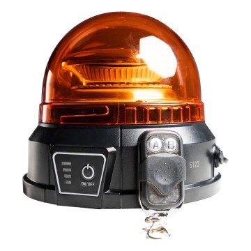 LED įspėjamoji švyturė LED/12-24V IP65 + nuotolinis valdymas