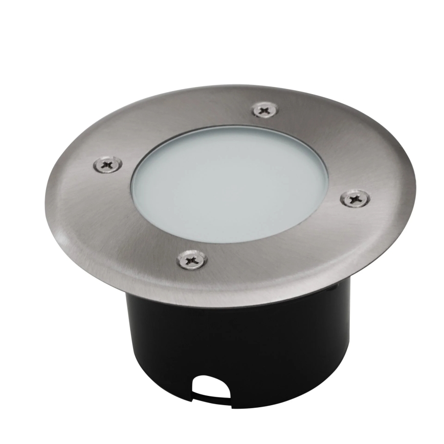 LED įvažiavimo šviestuvas MIVO LED/3W/230V diametras 12 cm IP67 matinis chromas