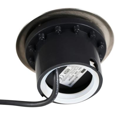 LED įvažiavimo šviestuvas MIVO LED/3W/230V diametras 12 cm IP67 matinis chromas