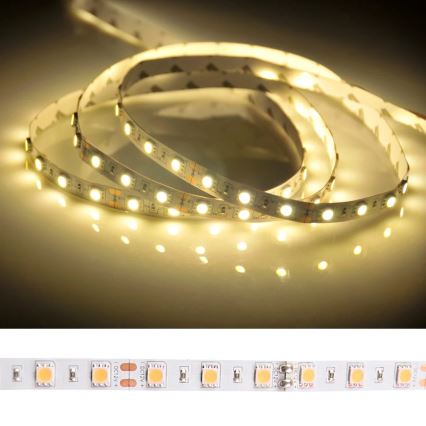 LED juosta 5m LED/45W/12V IP65 balta