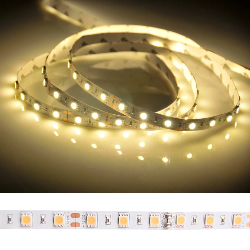 LED juosta 5m LED/45W/12V IP65 balta